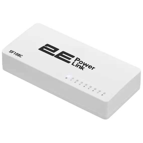 სვიჩი 2E PowerLink Switch SF108C 8xFE, Unmanaged  - Primestore.ge