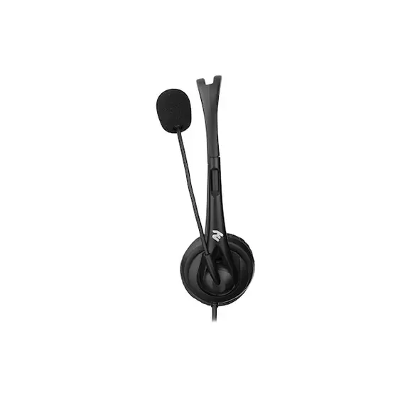 ყურსასმენი 2E PC headset stereo On-ear CH11 USB, omni-mic, 2m, black , 3 image - Primestore.ge