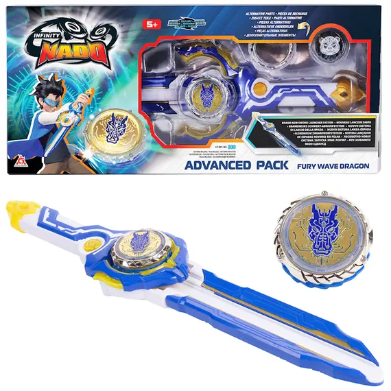 სათამაშო ნაკრები Infinity Nado VI Advanced Pack Fury Wave Dragon  - Primestore.ge