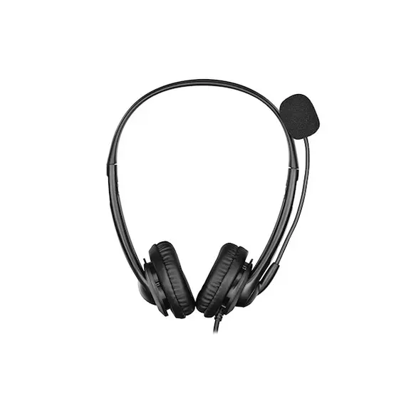 ყურსასმენი 2E PC headset stereo On-ear CH11 USB, omni-mic, 2m, black , 2 image - Primestore.ge