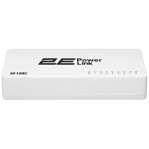 სვიჩი 2E PowerLink Switch SF108C 8xFE, Unmanaged , 2 image - Primestore.ge