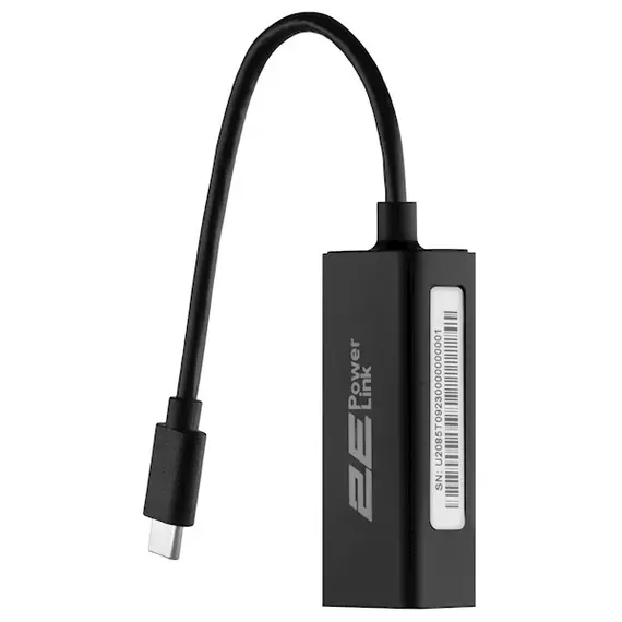 USB ადაპტერი 2E PowerLink Network Adapter U2085T 1xGE, USB TypeC , 2 image - Primestore.ge
