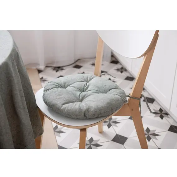 სკამის ბალიში Ardesto Sitpad Oliver, 40cm, 100% cotton, filling: 50% holofiber, 50% pp , 3 image - Primestore.ge