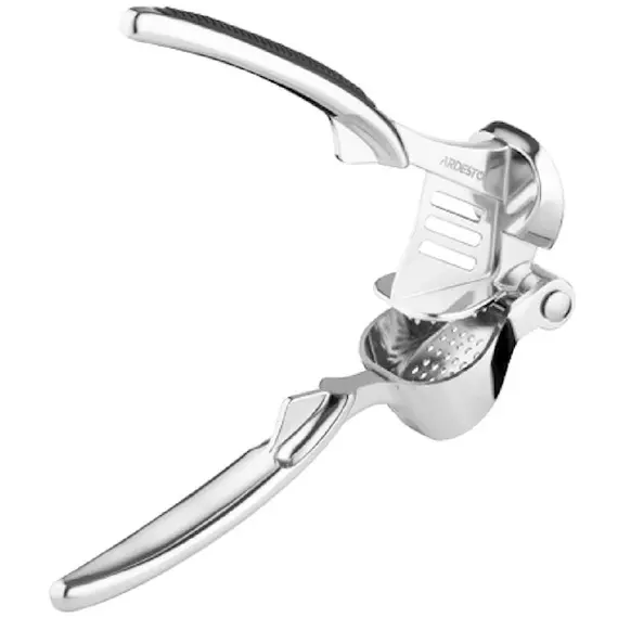 Ardesto Garlic Press Black Mars, 17cm, zinc alloy, plastic, black