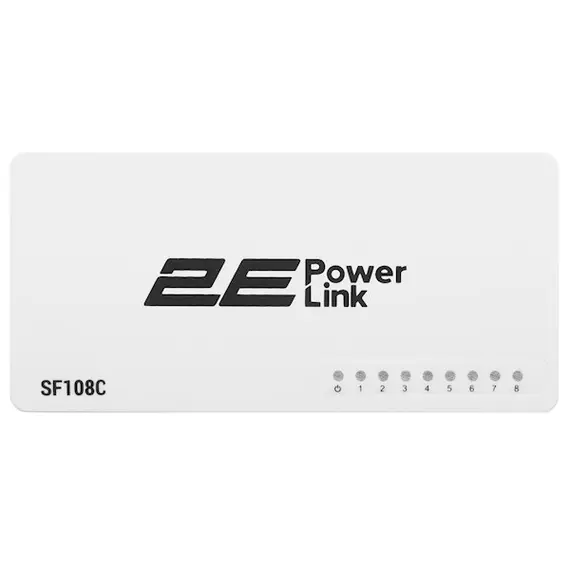 სვიჩი 2E PowerLink Switch SF108C 8xFE, Unmanaged , 3 image - Primestore.ge