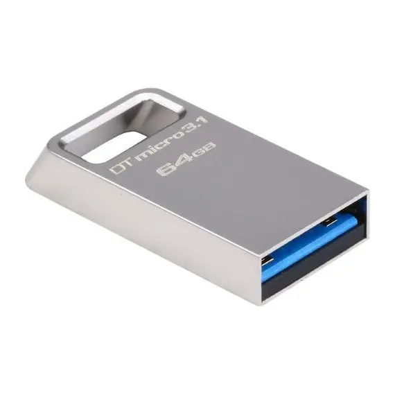 USB ფლეშ მეხსიერება KINGSTON USB FLASH DRIVE 64GB (DTMC3/64GB)  - Primestore.ge