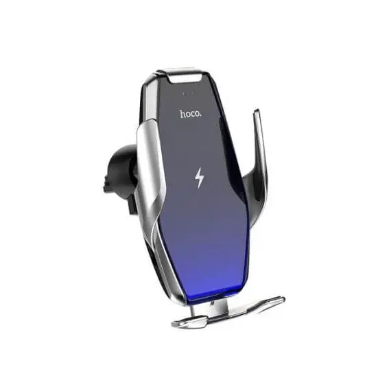 მანქანის უსადენო დამტენი HOCO WIRELESS CHARGER CAR S14 SILVER (6931474715166)  - Primestore.ge