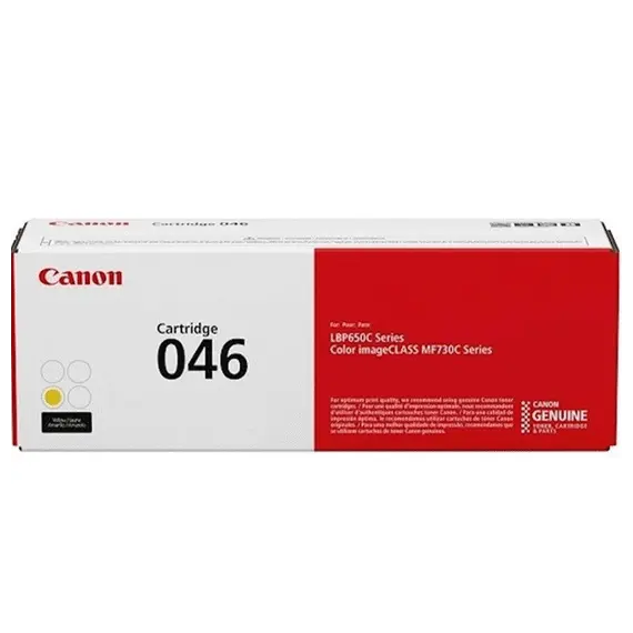 კარტრიჯი CANON CRG-046 Y, LASER CARTRIDGE, 2300P, YELLOW  - Primestore.ge