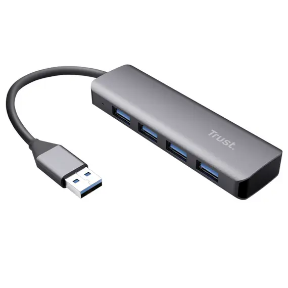 USB ჰაბი Trust HALYX 4-PORT USB HUB  - Primestore.ge