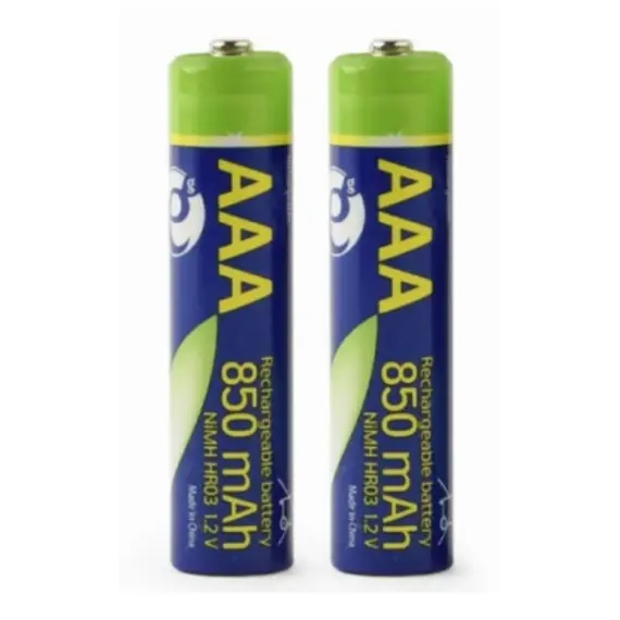 ელემენტი Gembird EG-BA-AAA8R-01 Rechargeable AAA batteries 850mAh 2-Pack  - Primestore.ge