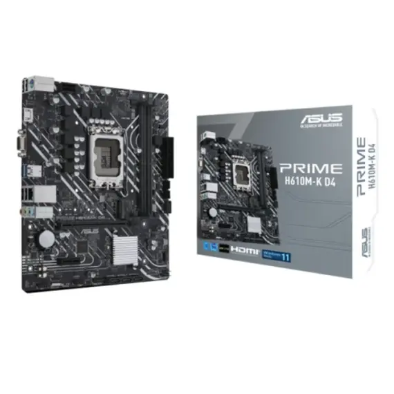 დედა დაფა Asus PRIME H610M-K D4 2DDR4 LGA1700  - Primestore.ge
