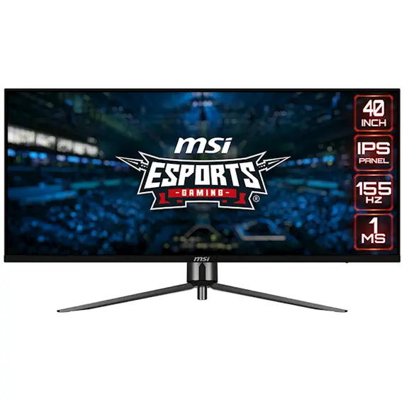 მონიტორი MSI 9S6-3EA54H-005 MAG401QR, 40", Monitor, UWQHD, IPS, HDMI, DP, USB, USB-C, Black  - Primestore.ge