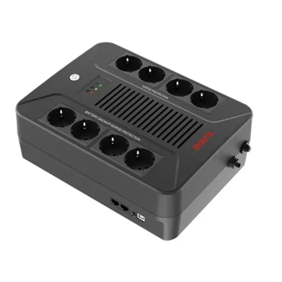 უწყვეტი კვების წყარო EAST EA2100 Plus 1000VA/600W Line Interactive UPS with 8 schuko  - Primestore.ge