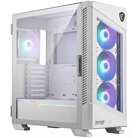 Case MSI 306-7G18W22-809 MPG VELOX 100R, ATX, Micro-ATX, Mini-ITX, 2xUSB-A, USB-C, White