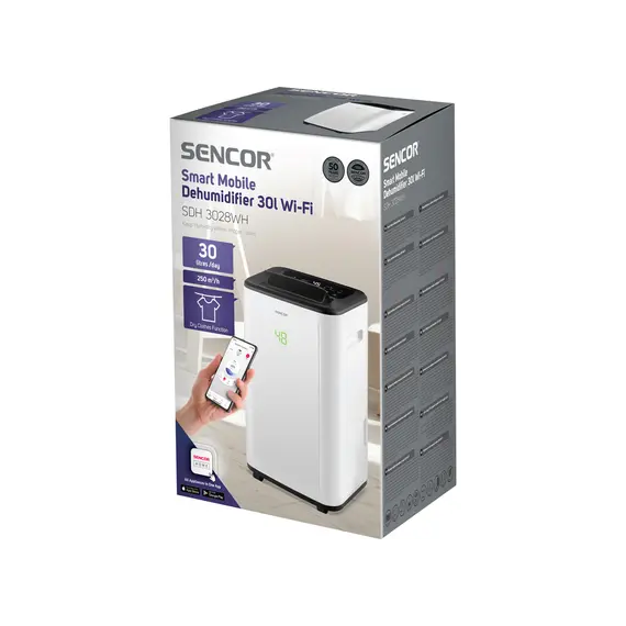 ჰაერის გამწმენდი Sencor SDH 3028WH , 3 image - Primestore.ge