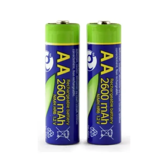 ელემენტი Gembird EG-BA-AA26-01 Ni-MH rechargeable AA batteries 2-Pack  - Primestore.ge