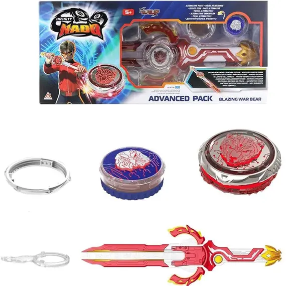 სათამაშო ნაკრები Infinity Nado VI Advanced Pack Blazing War Bear  - Primestore.ge