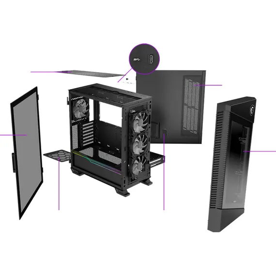 Case MSI MPG VELOX 100RMPG VELOX 100R, 4 image