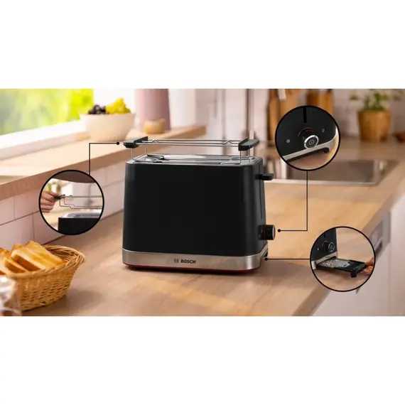 Toaster BOSCH - TAT4M223, 2 image