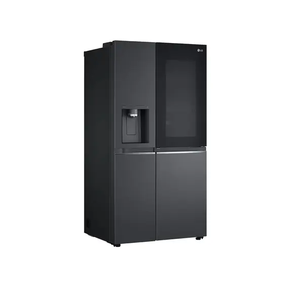 Refrigerator LG GR-X267CQES.AMCQMER-Side By Side, 179x91x74, 617 Liters, InstaView™ Door-in-Door®, INVERTER, Linear Cooling, Hygiene FRESH+™, ThinQ™, Matte Black, 2 image