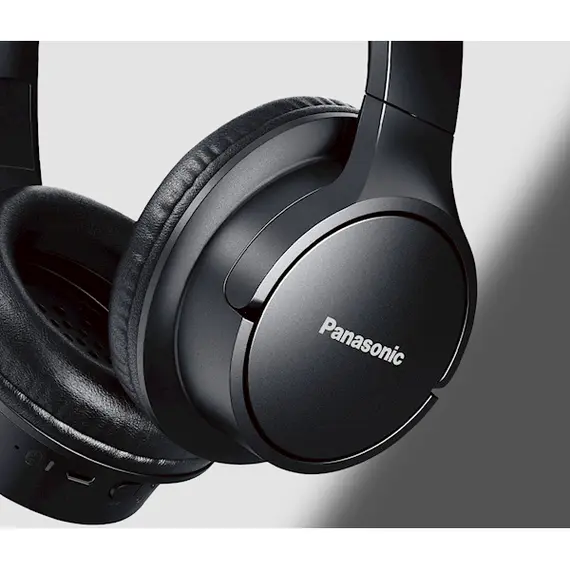 ყურსასმენი Panasonic RB-HF520B Bluetooth Over-Ear Headphones (Voice Control, Wireless, Up to 50 Hours Battery Life) Black , 3 image - Primestore.ge