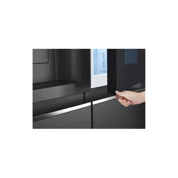 Refrigerator LG GR-X267CQES.AMCQMER-Side By Side, 179x91x74, 617 Liters, InstaView™ Door-in-Door®, INVERTER, Linear Cooling, Hygiene FRESH+™, ThinQ™, Matte Black, 8 image