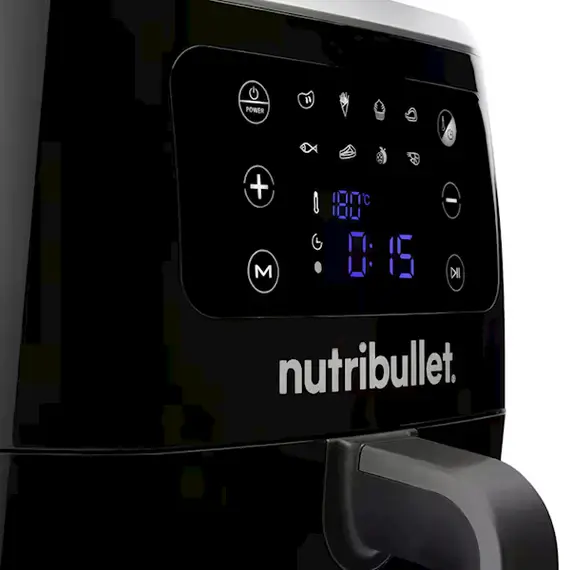 Nutribullet NBA071B, 1800W, 7L, Air Fryer, Black, 3 image