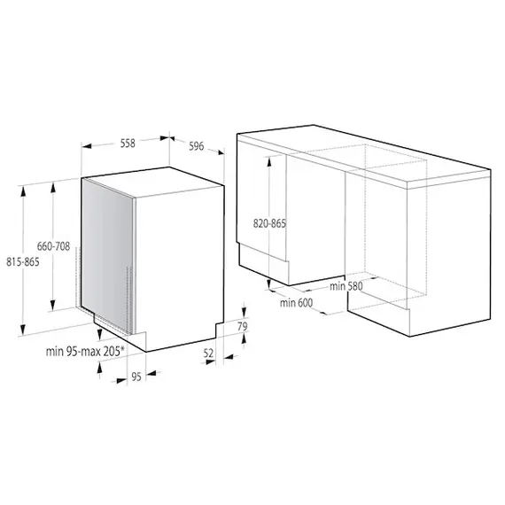 Built-in dishwasher GORENJE GV62040, 3 image