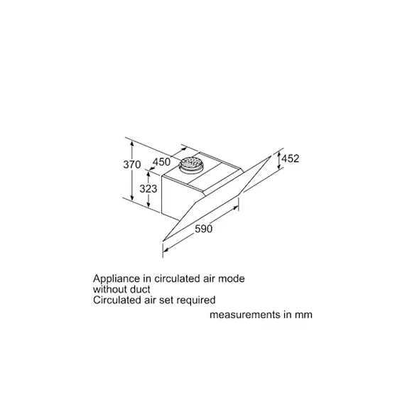 Hood BOSCH DWK67CM20, 3 image