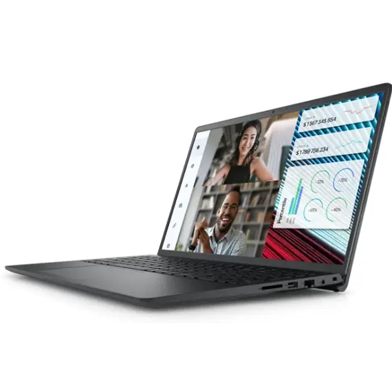 ლეპტოპი DELL Vostro 3520 15.6" FHD AG, Intel i5-1235U, 16GB, F512GB, UMA, Win11P, black , 2 image - Primestore.ge