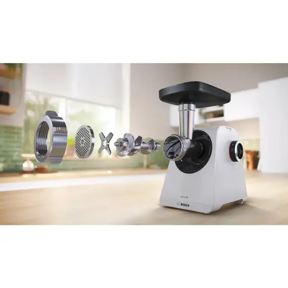 ხორცის მანქანა BOSCH - MFWS420W , 5 image - Primestore.ge