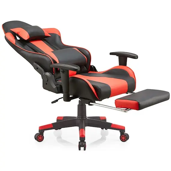 სათამაშო სავარძელი ALLX SK8825, Gaming Chair, Red/Black , 2 image - Primestore.ge