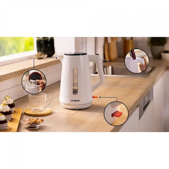 ელექტრო ჩაიდანი BOSCH TWK1M121 , 2 image - Primestore.ge