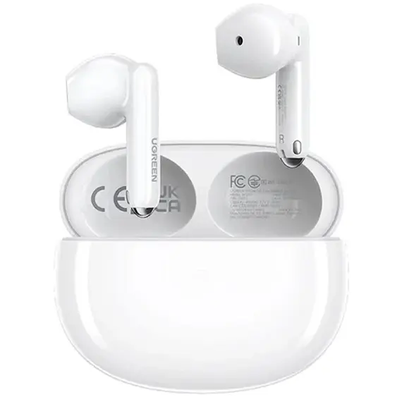 ყურსასმენი UGREEN WS201(15612) TWS HiTune H5, Earbuds, Wireless, Bluetooth, Ipx5, White  - Primestore.ge