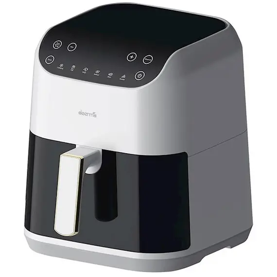 აეროგრილი Xiaomi Deerma DEM-KZ130W, 1300W, 5.5L, Air Fryer, White/Black , 4 image - Primestore.ge