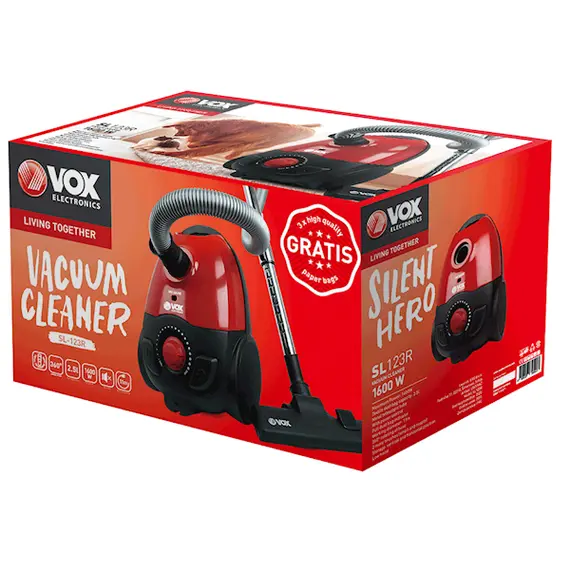 მტვერსასრუტი VOX SL123R , 2 image - Primestore.ge