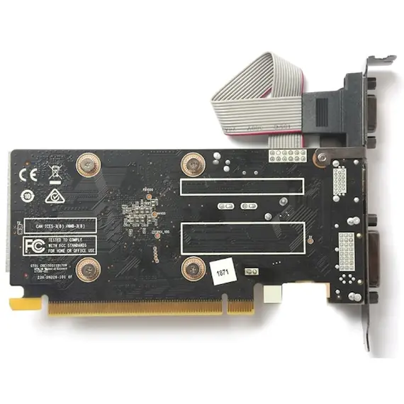 ვიდეო დაფა Zotac ZT-71310-10L, Gaming GT710, 2GB, 64bit, HDMI, VGA, DL-DVI, Black , 3 image - Primestore.ge