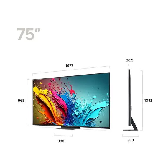 ტელევიზორი LG 75QNED86T6A.AMCN (2024) , 2 image - Primestore.ge