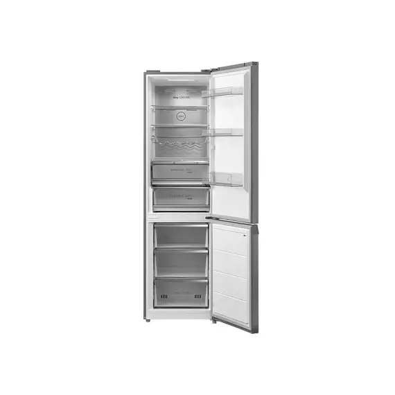 მაცივარი Toshiba GR-RB500WE-PMJ (49) - Bottom FRZ, 201x59.5x66, 388L, Inverter, Metal Cooling, A++, 35DB, Silver , 3 image - Primestore.ge