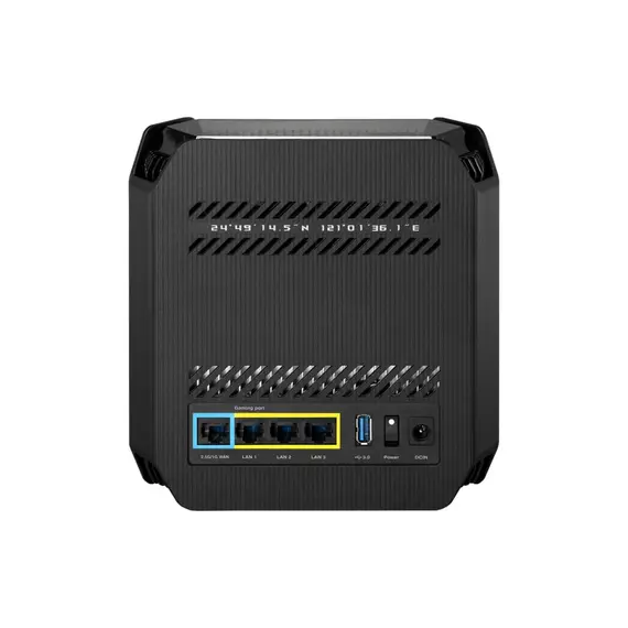 Wi-Fi როუტერი ASUS ROG Rapture GT6 AX10000 AiMesh 1 Pack Tri-band (2.4 GHz / 5 GHz / 5 GHz) Wi-Fi 6 (802.11ax) Black 4 Internal , 2 image - Primestore.ge