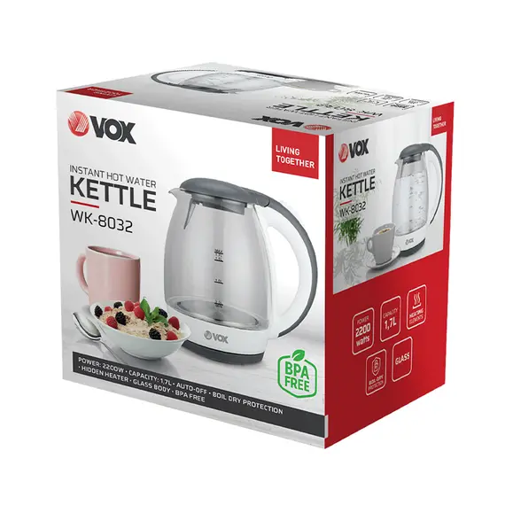 ჩაიდანი VOX WK8032 , 2 image - Primestore.ge