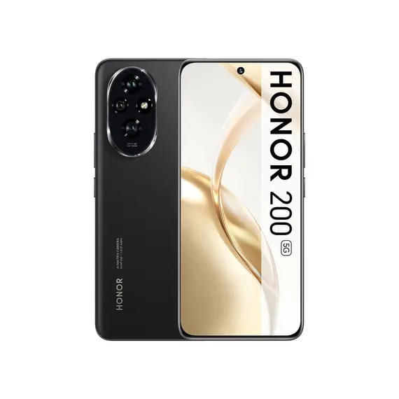 Mobile phone Honor 200 12GB/512GB Dual Sim LTE Black