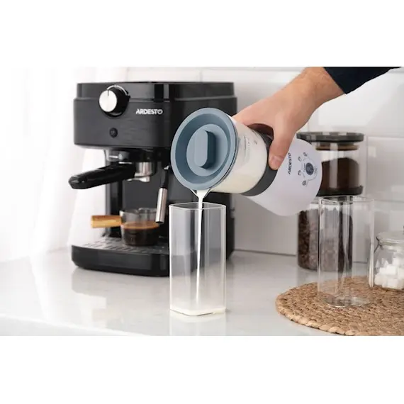 რძის ამომყვანი Ardesto MBC-Y300W, 300W, 330ml, Milk Frother, White , 5 image - Primestore.ge