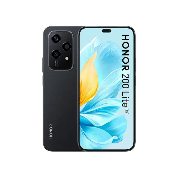 Mobile phone Honor 200 Lite 8GB/256GB Dual Sim LTE Midnight Black