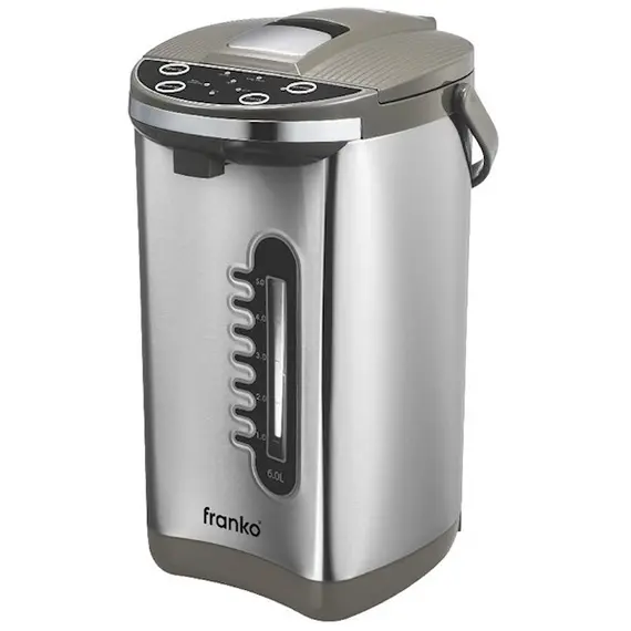 თერმო ჩაიდანი Franko FTP-9019, 680W, 6L, Thermo Kettle, Silver  - Primestore.ge