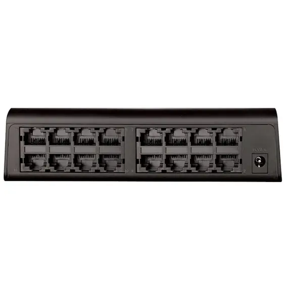 სვიჩი D-Link DES-1016A Unmanaged Switch 16x100Base-TX, plastic case , 2 image - Primestore.ge