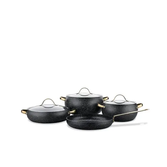 ქვაბების ნაკრები Korkmaz A2610 Berilla 7 pcs Cookware Set  - Primestore.ge