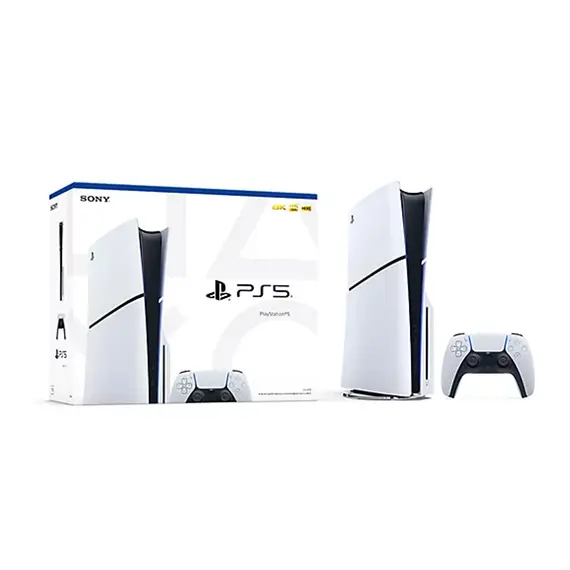 სათამაშო კონსოლი PlayStation 5 Slim Disc Version - White/A  - Primestore.ge