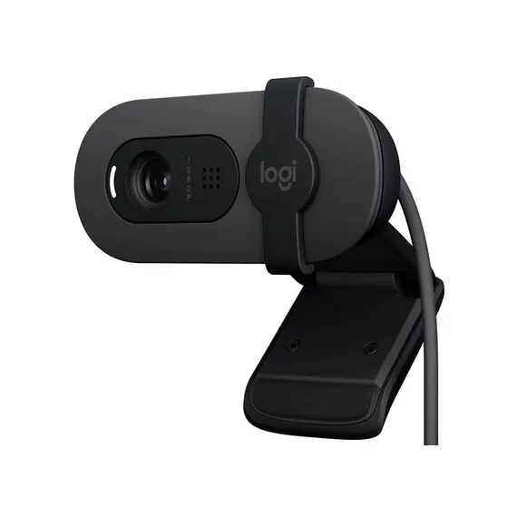 ვებკამერა LOGITECH Brio 100 Full HD Webcam - GRAPHITE - USB - EMEA28-935  - Primestore.ge