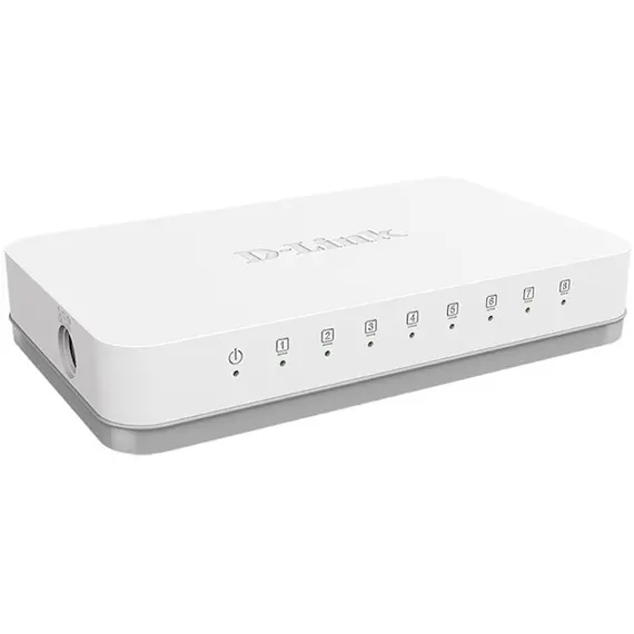 სვიჩი D-Link DGS-1008A Unmanaged Switch 8x1000Base-T, plastic case , 2 image - Primestore.ge